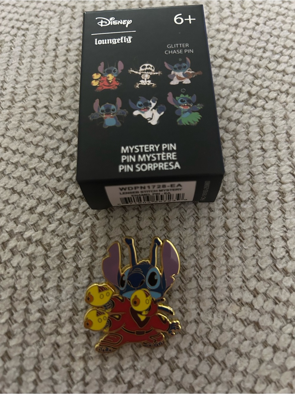 Loungefly Disney Lilo & Stitch Stitch Alien Mystery Enamel Pin
